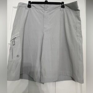 Columbia Light Gray Cargo Shorts